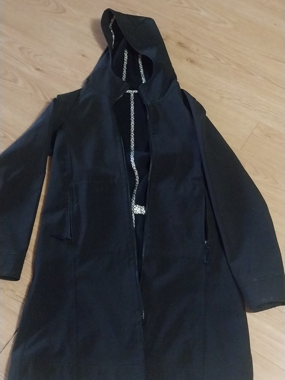 lululemon athletica Black Coat with Hood